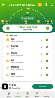 Qibla Compass Kaaba Direction android App screenshot 6