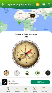 Qibla Compass Kaaba Direction android App screenshot 7